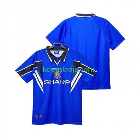 Billiga Fotbollströjor Manchester United Retro Tredje tröja 1996 1998 Kortärmad